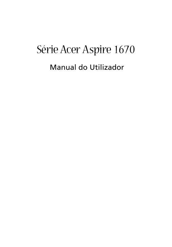 Mode d'emploi ACER ASPIRE 1670