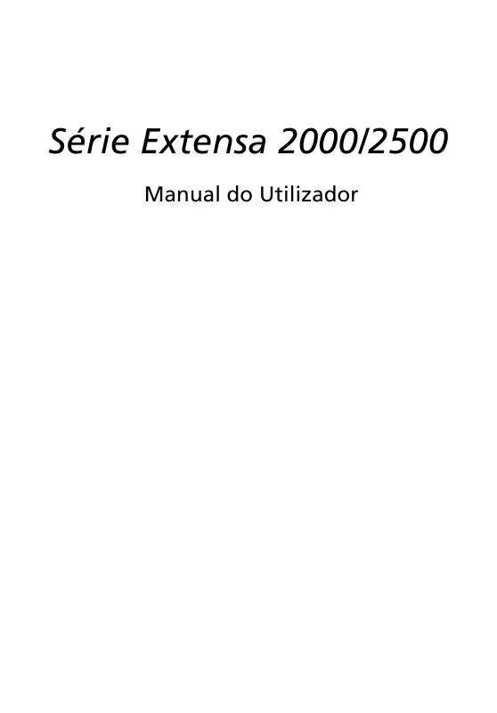 Mode d'emploi ACER EXTENSA-2000-2500