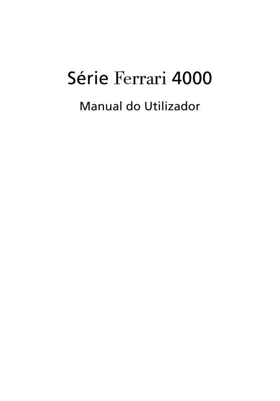 Mode d'emploi ACER FERRARI-4000