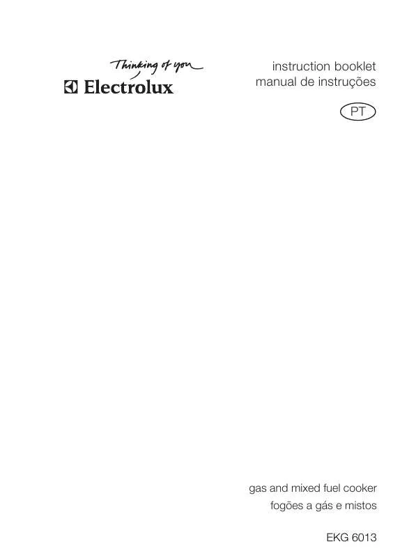 Mode d'emploi AEG-ELECTROLUX EKG6013X