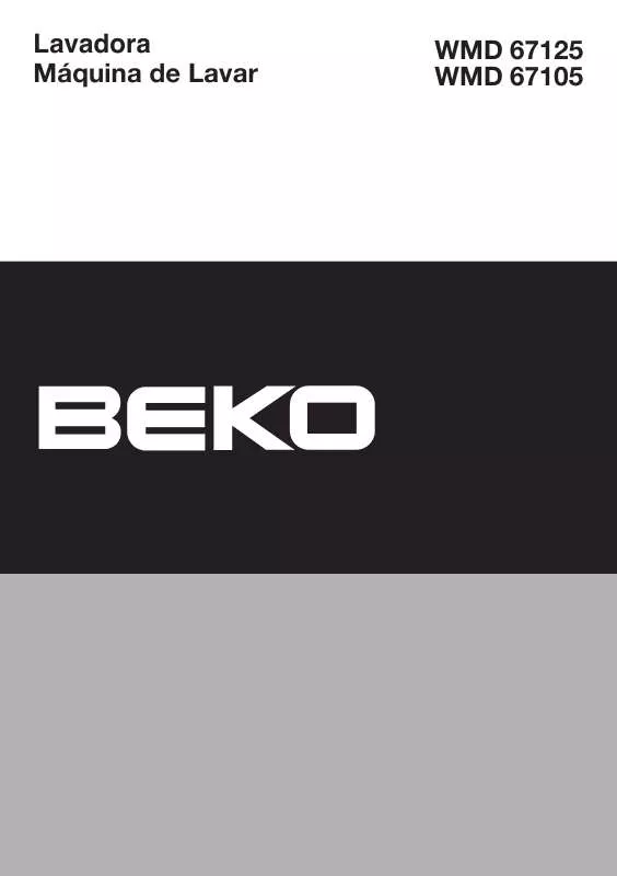 Mode d'emploi BEKO WMD 67105
