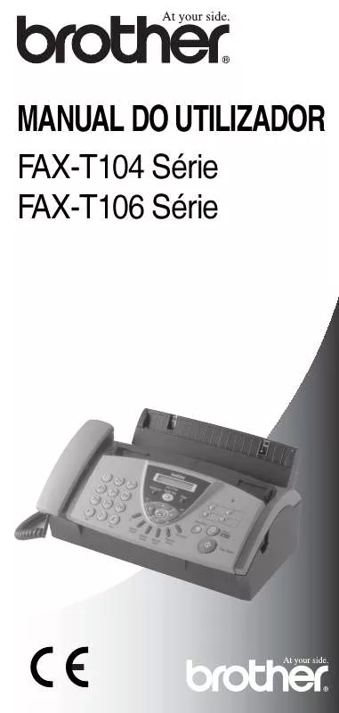 Mode d'emploi BROTHER FAX-T106