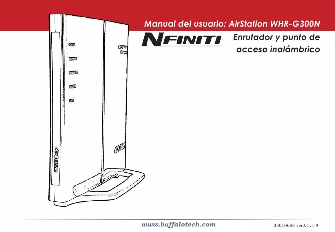 Mode d'emploi BUFFALO NFINITI AIRSTATION WHR-G300N