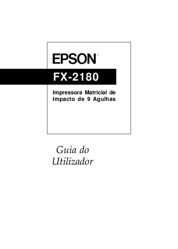 Mode d'emploi EPSON FX-2180