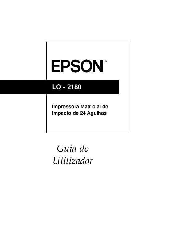 Mode d'emploi EPSON LQ-2180