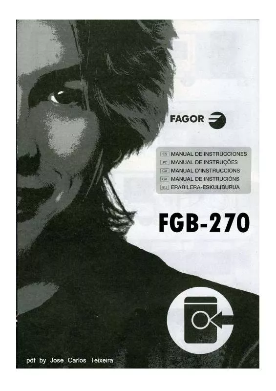 Mode d'emploi FAGOR FGB-270