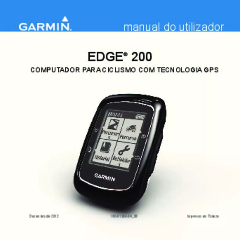 Mode d'emploi GARMIN EDGE 200