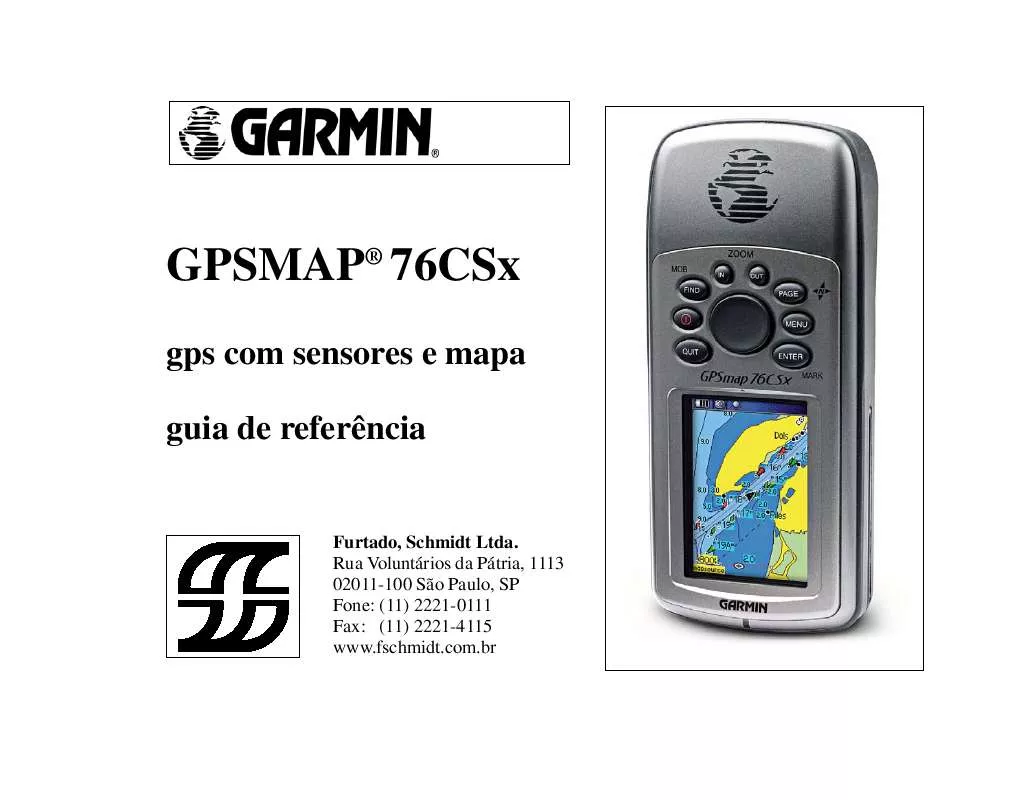 Mode d'emploi GARMIN GPSMAP 76CSX