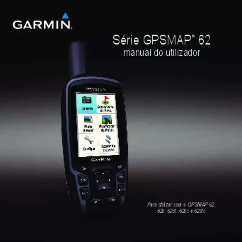 Mode d'emploi GARMIN GPSMAP 62STC