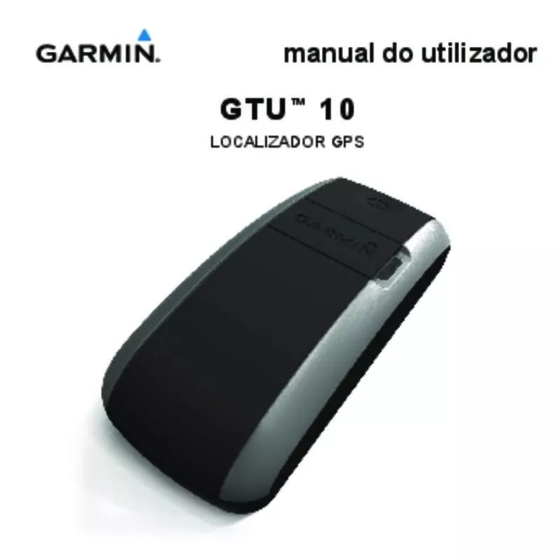 Mode d'emploi GARMIN GTU 10