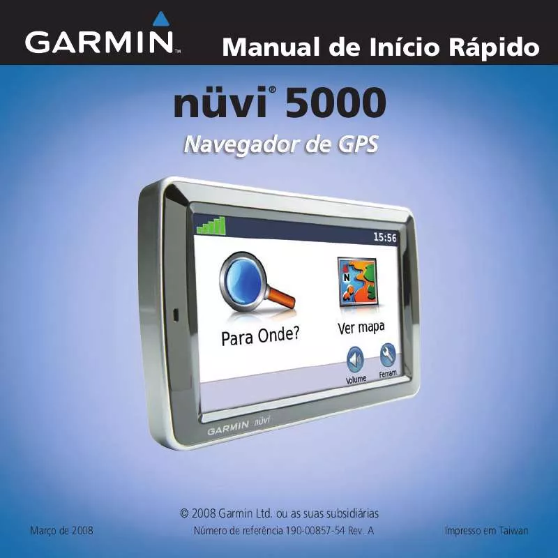 Mode d'emploi GARMIN NUVI 5000