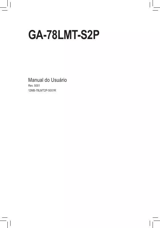 Mode d'emploi GIGABYTE GA-78LMT-S2P