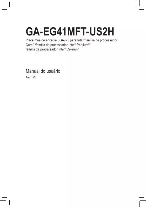 Mode d'emploi GIGABYTE GA-EG41MFT-US2H