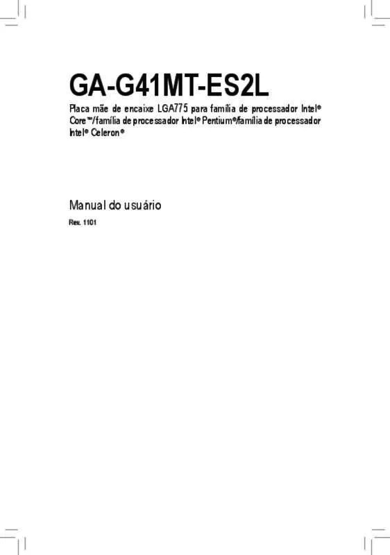 Mode d'emploi GIGABYTE GA-G41MT-ES2L
