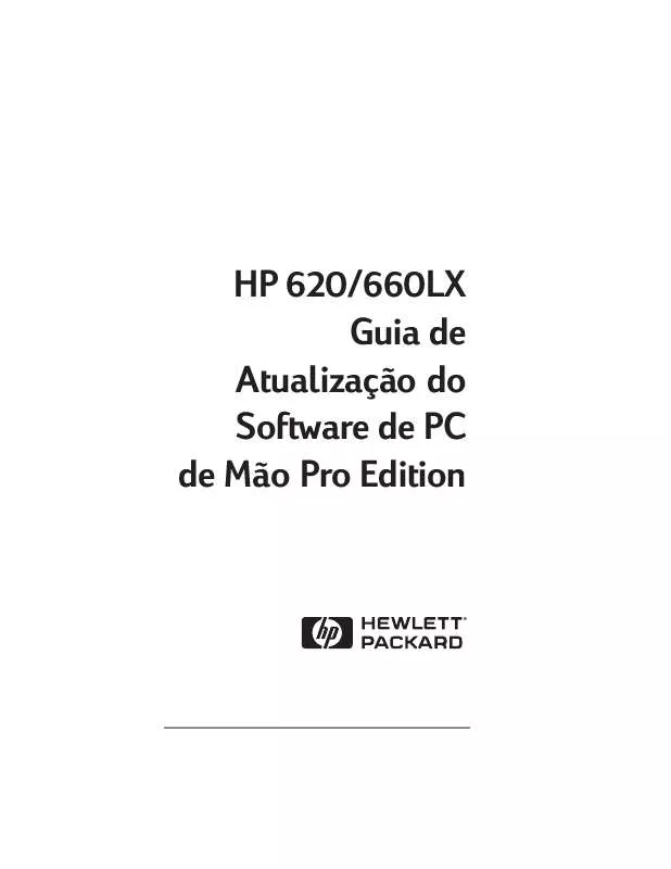 Mode d'emploi HP 620LX PALMTOP PC