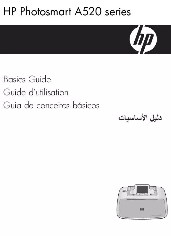 Mode d'emploi HP PHOTOSMART A526