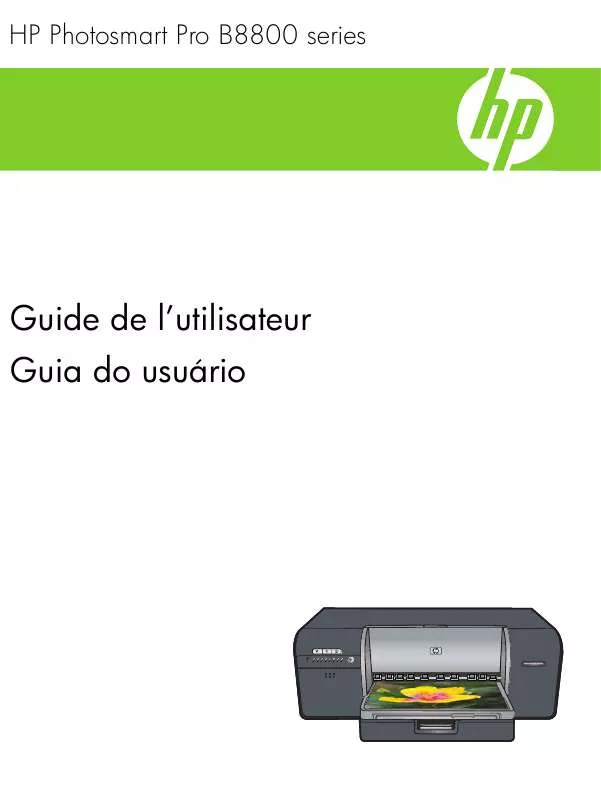 Mode d'emploi HP PHOTOSMART PRO B8850