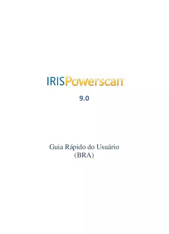 Mode d'emploi IRIS IRISPOWERSCAN 9.0