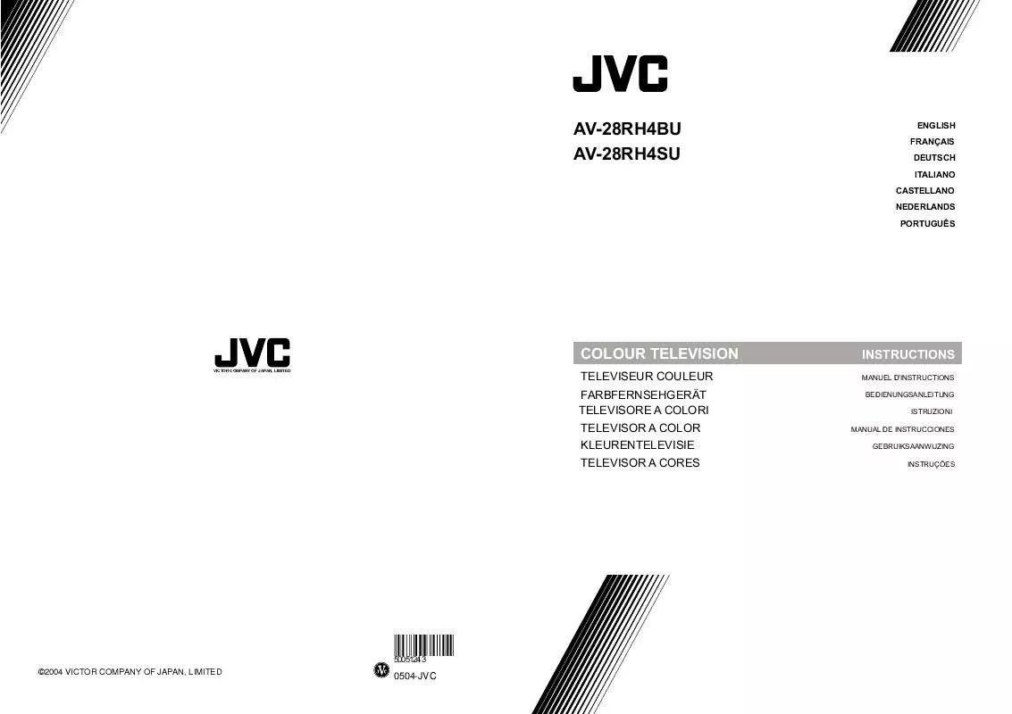 Mode d'emploi JVC AV-28RH4SU