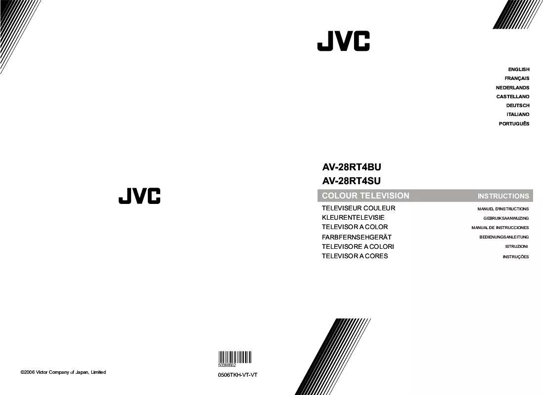 Mode d'emploi JVC AV-28RT4BU