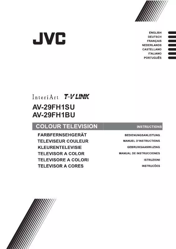 Mode d'emploi JVC AV-29FH1BU