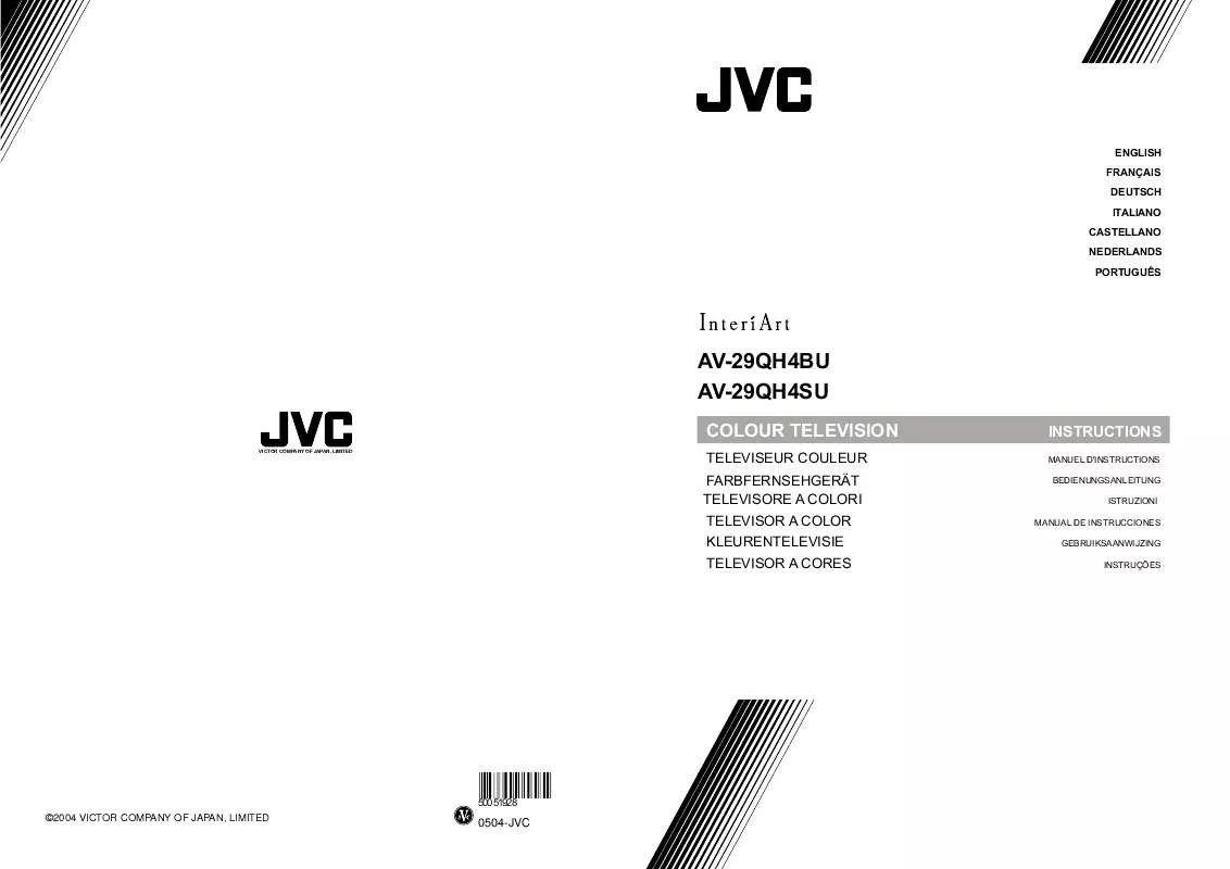 Mode d'emploi JVC AV-29QH4BU