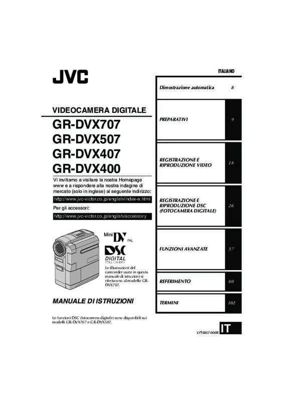 Mode d'emploi JVC GR-DVX400