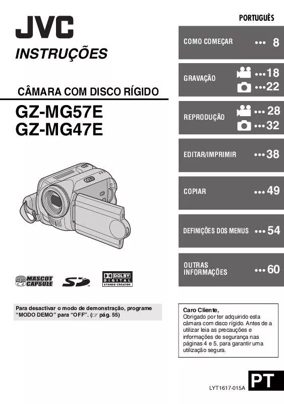 Mode d'emploi JVC GZ-MG47E