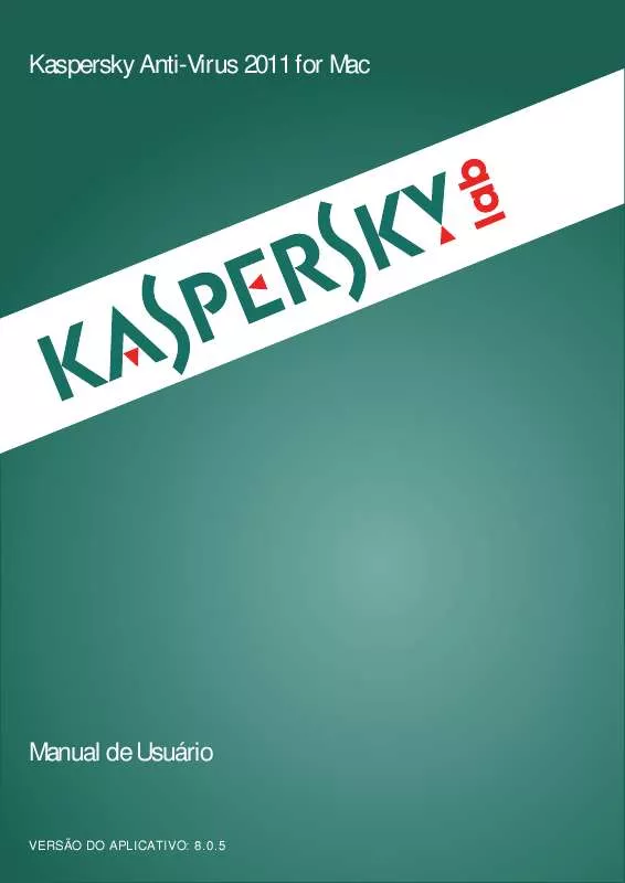 Mode d'emploi KASPERSKY ANTI-VIRUS 8.0