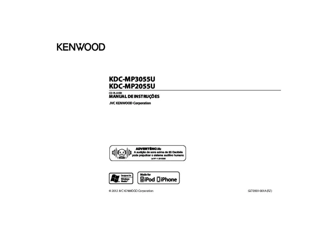 Mode d'emploi KENWOOD KDC-MP2055U