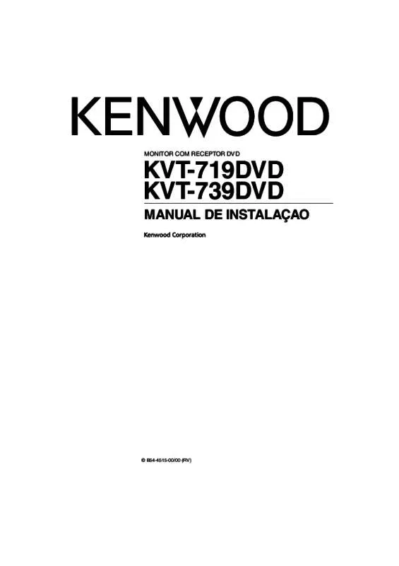 Mode d'emploi KENWOOD KVT-719DVD