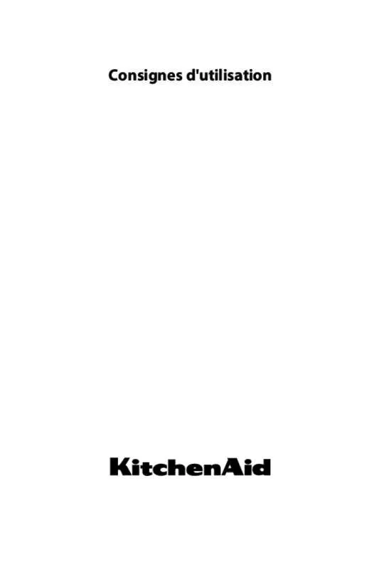 Mode d'emploi KITCHENAID KMQCX38600