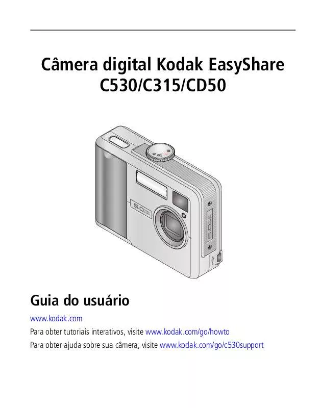 Mode d'emploi KODAK EASYSHARE C530 C315 CD50