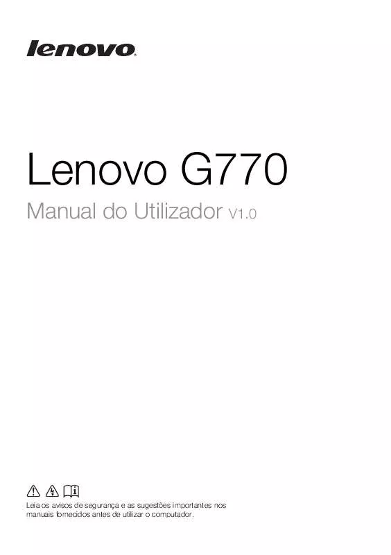 Mode d'emploi LENOVO G770