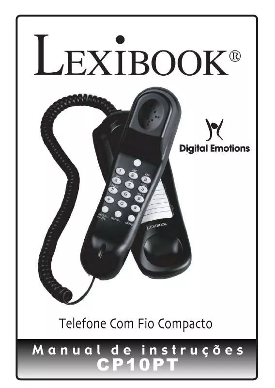 Mode d'emploi LEXIBOOK TELEFONE COM FIO COMPACTO