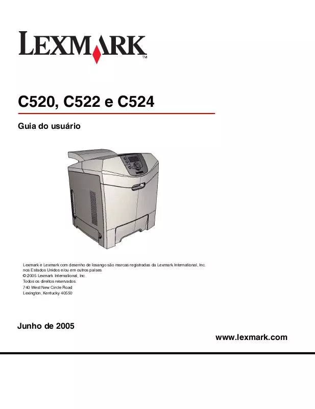 Mode d'emploi LEXMARK C524