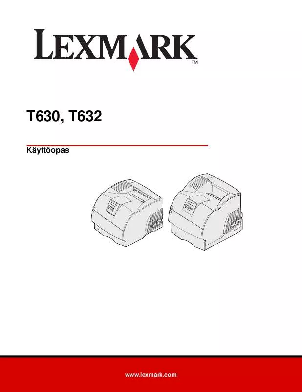 Mode d'emploi LEXMARK T632