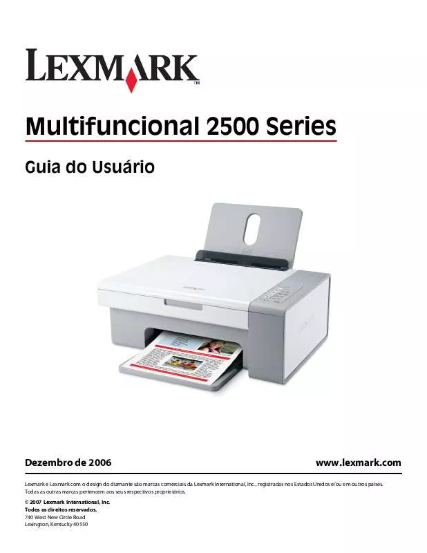 Mode d'emploi LEXMARK X2550