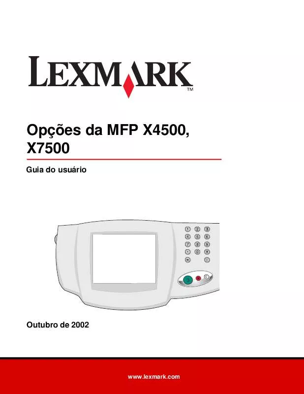 Mode d'emploi LEXMARK X620E