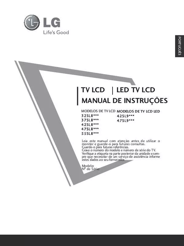 Mode d'emploi LG 37SL8000