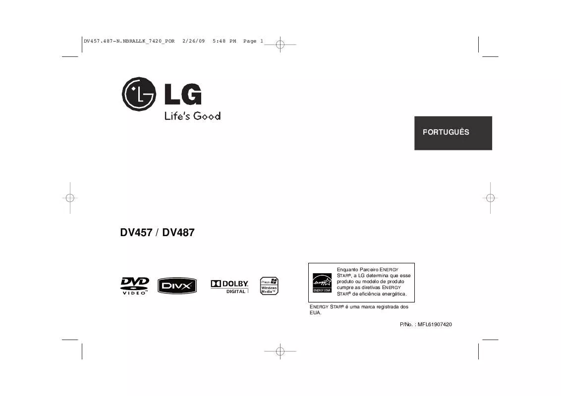 Mode d'emploi LG DV457