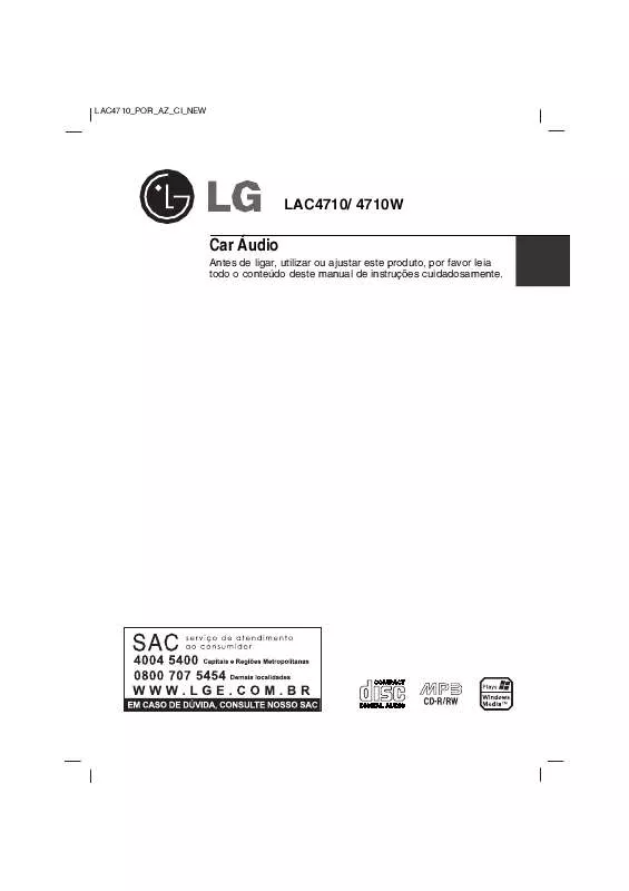 Mode d'emploi LG LAC4710
