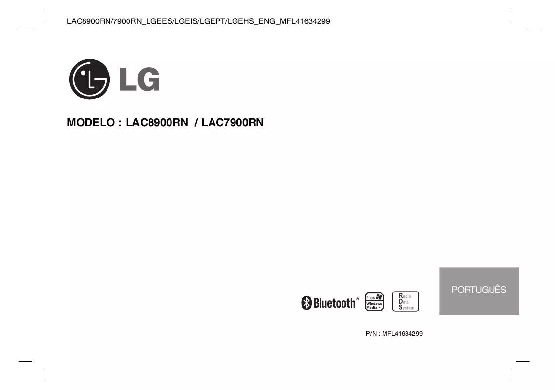 Mode d'emploi LG LAC-7900RN