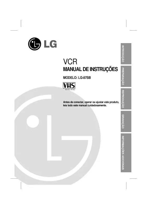 Mode d'emploi LG LG-87SB