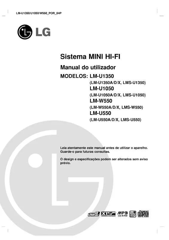 Mode d'emploi LG LM-U550A