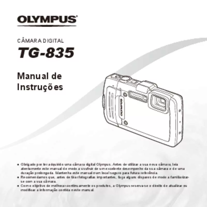 Mode d'emploi OLYMPUS TG-835