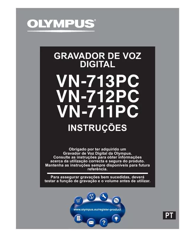 Mode d'emploi OLYMPUS VN-712PC