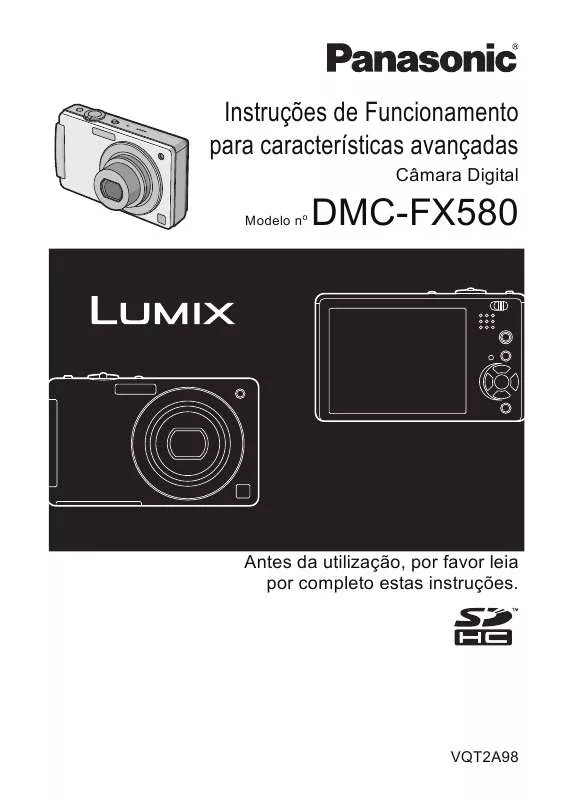 Mode d'emploi PANASONIC LUMIX DMC-FX580
