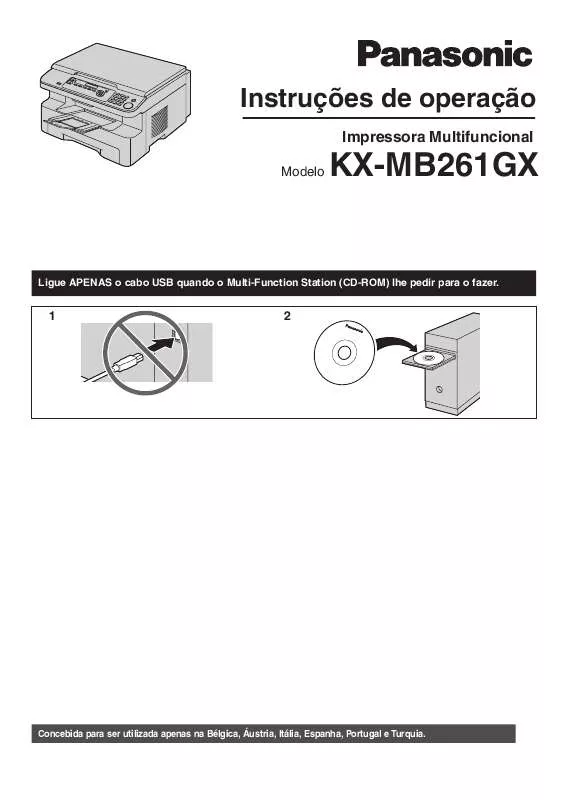 Mode d'emploi PANASONIC KX-MB261GX