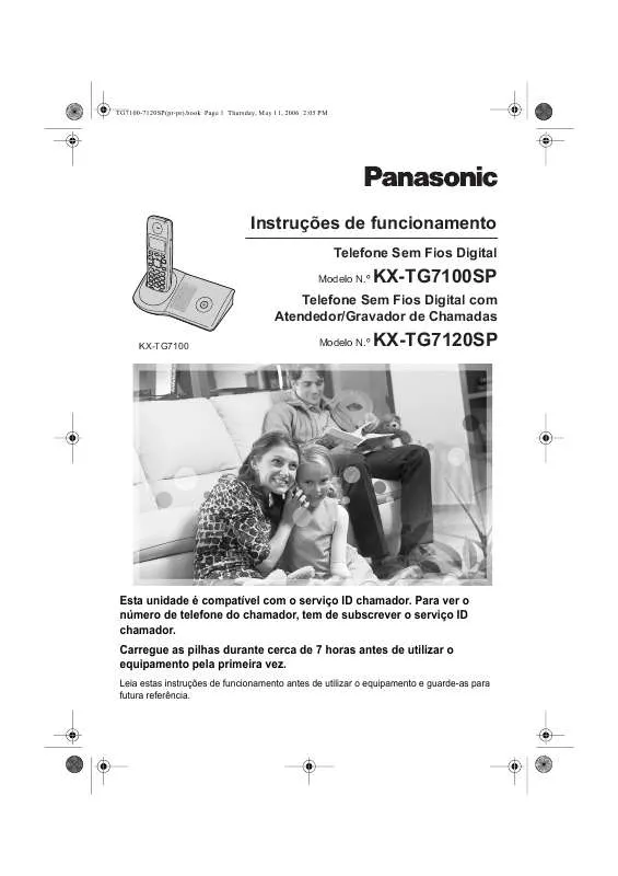 Mode d'emploi PANASONIC KX-TG7100SP